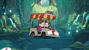 S1e1 dip and mabel leave