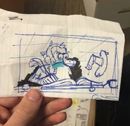 Alex's sketch of the image