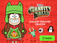 Holiday sweater creator