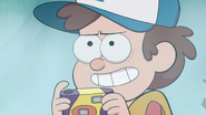 S1e2 dipper holding camera