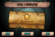 Level 1 was done with a full star.