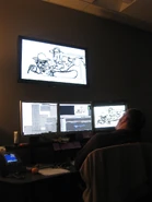 Картинки от Ариэль Хирш, сделанные во время посещения её брата.