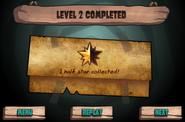 Level 2 was done with a half star.