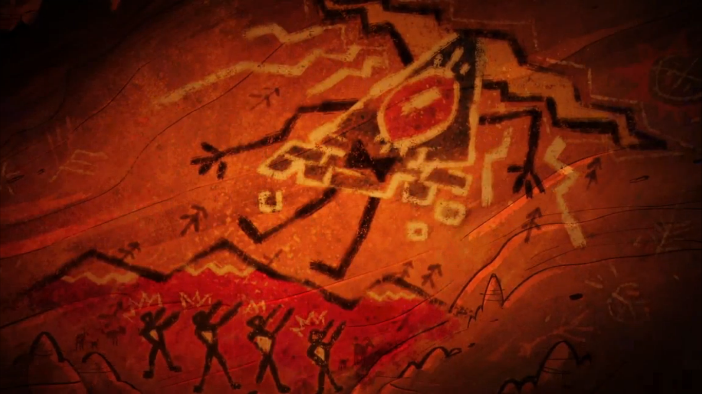 S2e20 cave painting defeating Bill.png