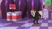 Grunkle Stan in the Summerween Store.