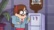 Mabel con su bigota de chocolate S1E13