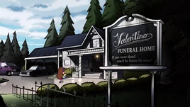 S2e9 funeral home