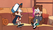 S1e7 dipper barf silly string