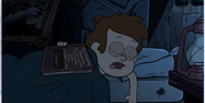 Dipper durmiendo con un libro T2E15