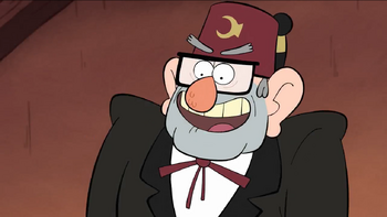 S1e3 grunkle stan smiling