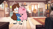 S1e18 Mabel playing with Waddles