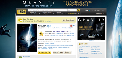 Gravity 2013 IMDb