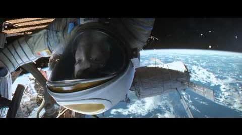 Second wave of debris while Ryan frees the Soyuz﻿ - Gravity Scene