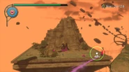 A floating area in The Ruins