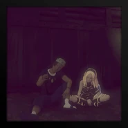 20170520 1851 15442 .jpeg (41 KB) Kat sits with a citizen of Lei Elgona who is apparently drowning his woes in drink