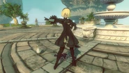 Kat's 2B costume without the visor.