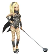 Kat as she appears in Hot Shots Golf: World Invitational.