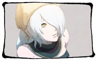 Cecie's dialogue portrait in Gravity Rush 2.