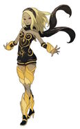 Official concept art of Kat in Jupiter mode.