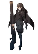 A helmeted Permet as she appears in Gravity Rush 2.