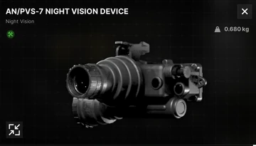 AN/PVS-7 Night Vision Device | Gray Zone Warfare Wiki | Fandom