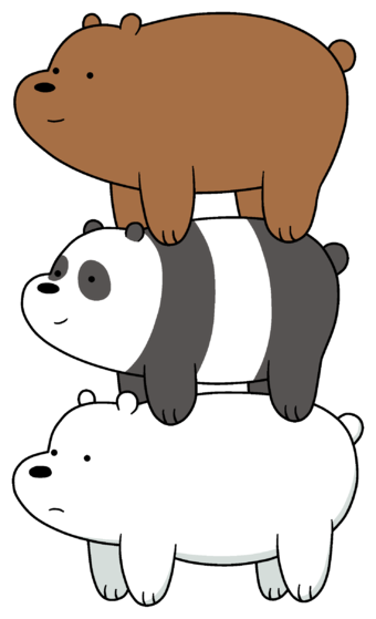 grizz panda and ice bear we bare bears great characters wiki fandom grizz panda and ice bear we bare