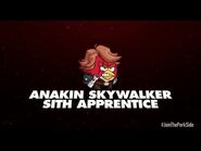Angry Birds Star Wars 2 character reveals- Anakin Skywalker Sith Apprentice