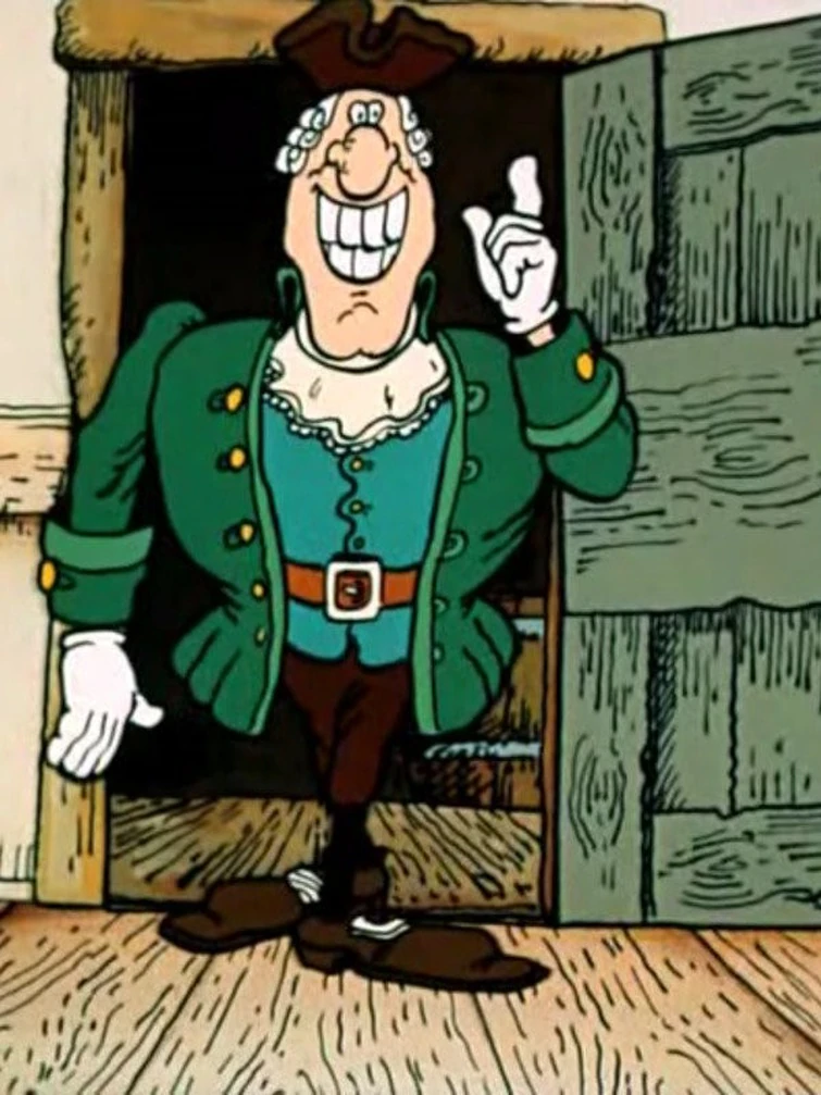 D-r Livesey- the hero of the cartoon Treasure Island. - - CakesDecor