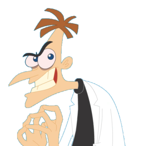 "Doofenshmirtz Evil Incorporated!" -His jingle.Dr. Heinz Doofenshmirtz...