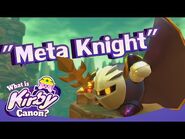 Meta Knight - What is Kirby Canon?