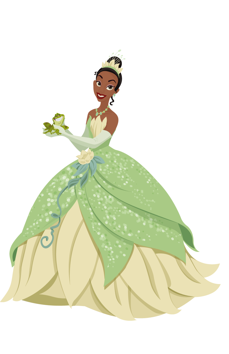 princess and the frog character design