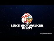 Angry Birds Star Wars 2 character reveals- Luke Skywalker Pilot