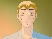 Onizuka laying in a hospital believing that he has cancer.