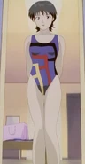 Azusa Fuyutsuki in a swimsuit