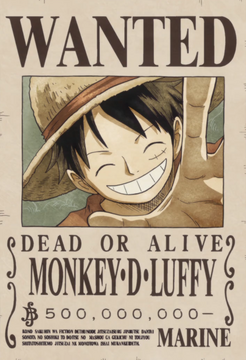 Monkey D. Luffy's Current Wanted Poster