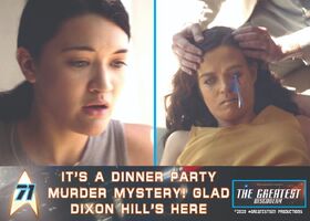 It's A Dinner Party Murder Mystery! Glad Dixon Hill's Here