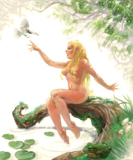 Nymph drawing