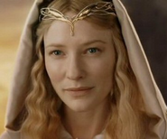 Princess Saria, an Edanian with dyed blond hair.