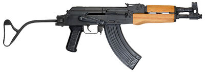 Romanian AK Draco Carbine - 7.62x39mm. This is a Draco pistol fitted with a PA md. 86 folding stock to replicate the original AIMR, however it still lacks the palmswell hanguard and 3 position selector switch.