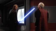 Anakin confronting Sidious