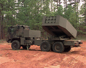 HIMARS - High-Mobility Artillery Rocket System, a member of MLRS