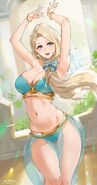 Leili as a harem belly dancer