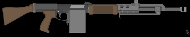 Felreden Arms FBR-6 Battle Rifle, used by Felreden reserves
