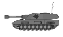 Felreden P.265 Super-Tank, captured from the Axis Of Empires GGE 45th Armored Division