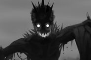 An artist depiction of the Hunter dubbed "Smiling Monster"