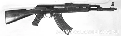 AK-47 serial number 1 - 7.62x39mm. Important note: this is the original appearance of this prototype, in the form in which it, together with the rifles under serial numbers 2 and 3, was tested in December 1947 - January 1948. It was subsequently heavily modified in 1948 when it was used along with #2 for additional testing.