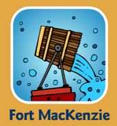 The icon for Fort Mackenzie from the old Great Wolf Lodge website.