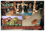 Black Wolf Lodge postcard from 1998