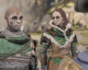 Yewan and Morian tell Aphra and De Sardet about Cave of Knowledge