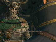 Dunncas saying De Sardet has become his "carants" after saving Natives from illegal mine